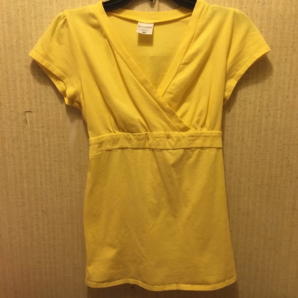Motherhood short sleeve cotton shirt